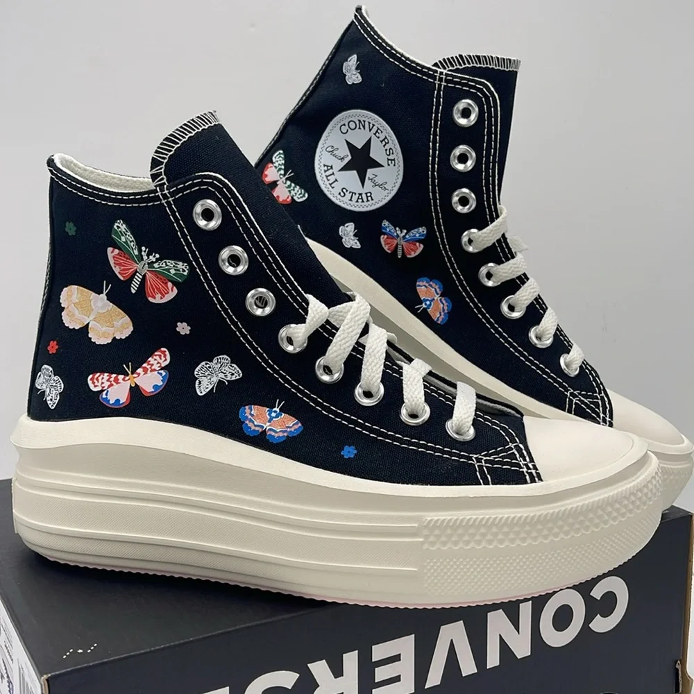 Converse WMNS Black High-Top Sneakers A05994C
CTAS MOVE HI
BLACK/EGRET/DECADE PK - Picture 7 of 16